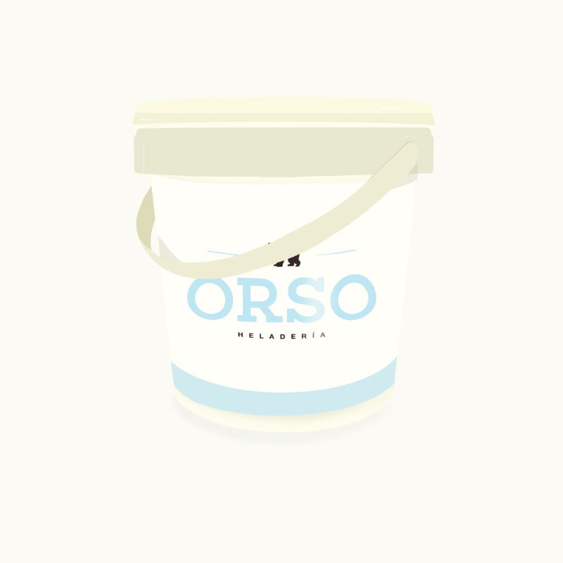 Orso: Helado de medio litro Orso helado de medio litro